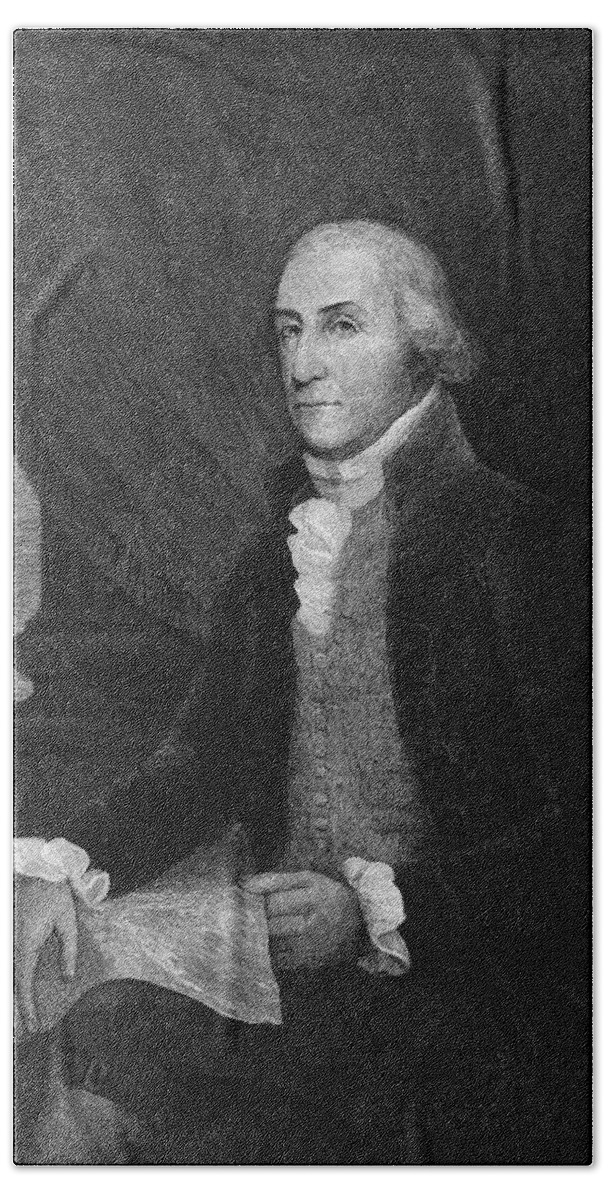1790 Beach Sheet featuring the painting George Washington (1732-1799) #10 by Granger