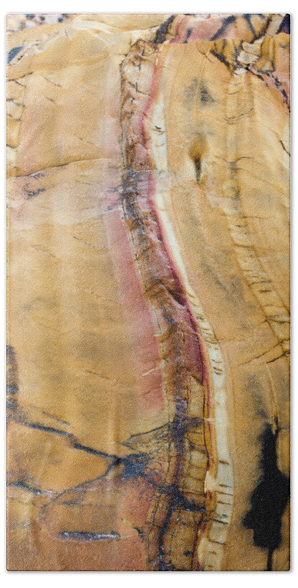 Australia Beach Towel featuring the photograph Rock Patterns #10 by Steven Ralser