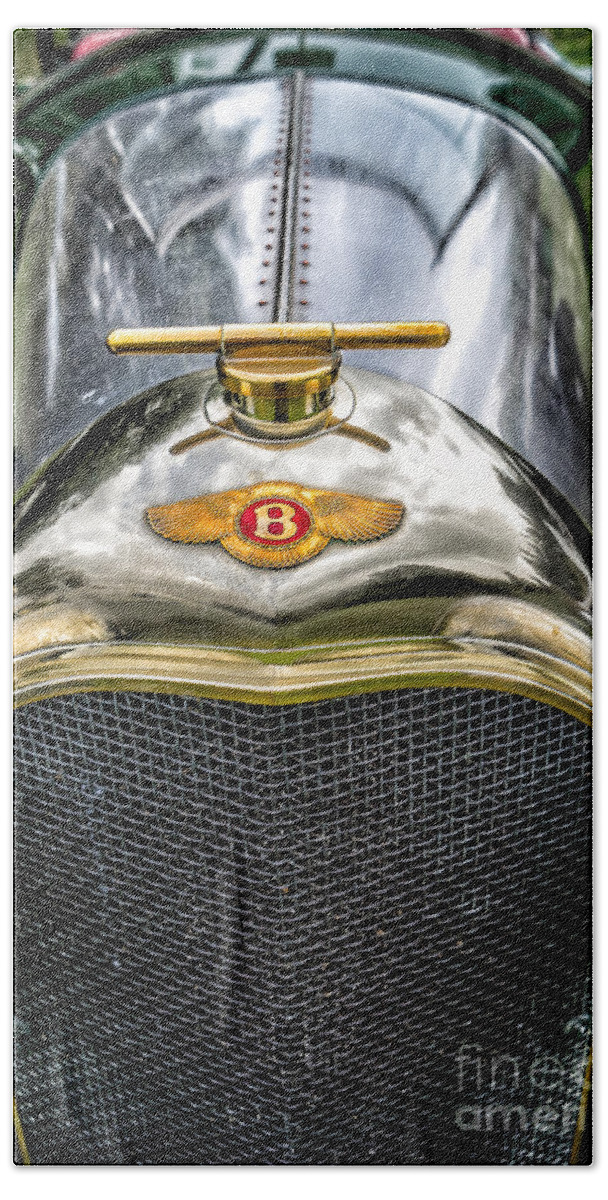 Bentley Beach Towel featuring the photograph 1927 Bentley Tourer by Adrian Evans
