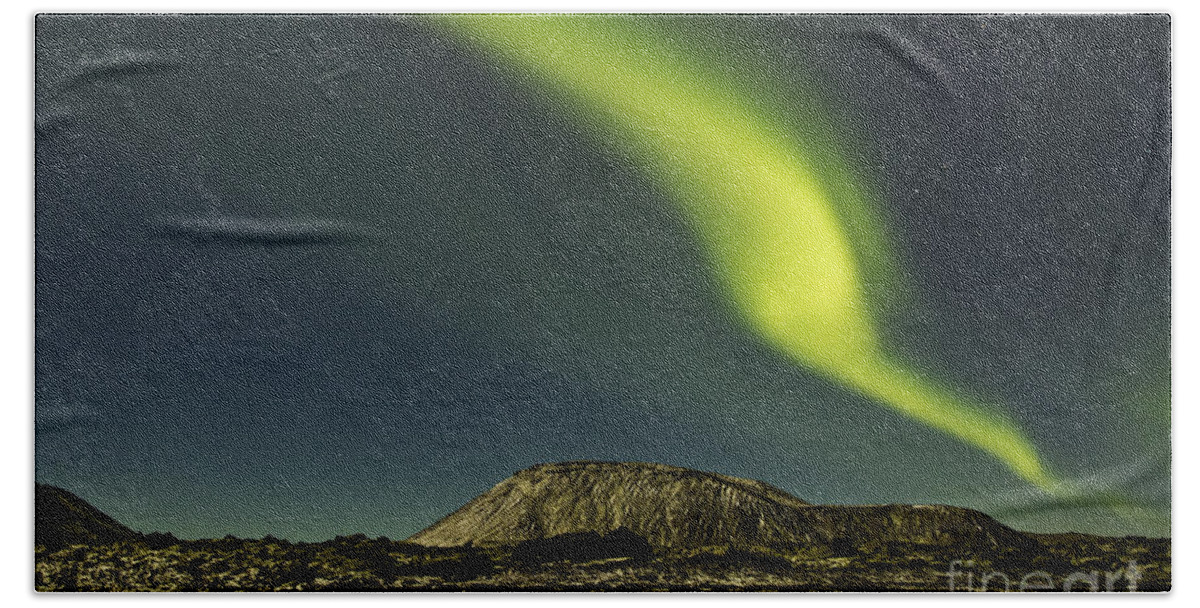 Iceland Beach Towel featuring the photograph Northern Lights Iceland #2 by Gunnar Orn Arnason