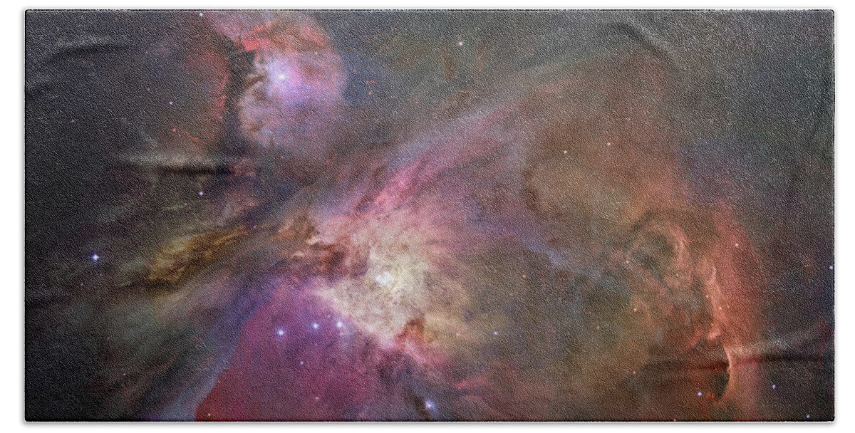 Nebula Beach Sheet featuring the photograph Orion Nebula #2 by Sebastian Musial