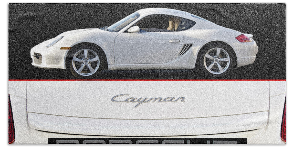 Auto Beach Towel featuring the photograph 2012 Porsche Cayman R by Dave Koontz