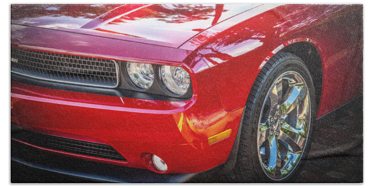 Dodge Beach Towel featuring the photograph 2013 Dodge Challenger by Rich Franco