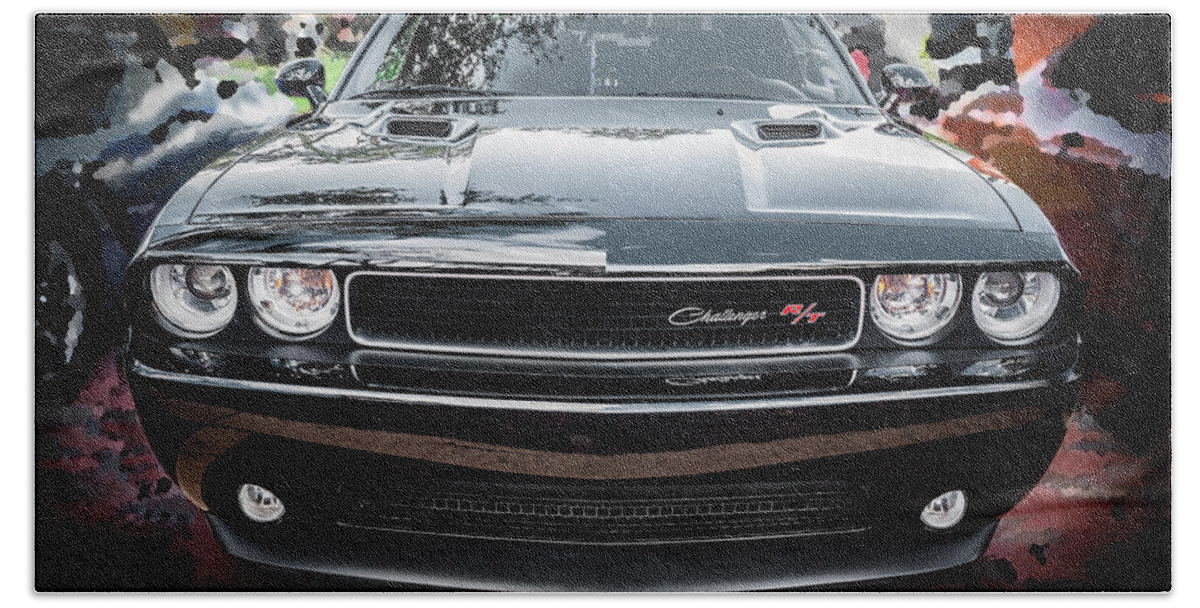 Dodge Beach Towel featuring the photograph 2013 Dodge Challenger #3 by Rich Franco