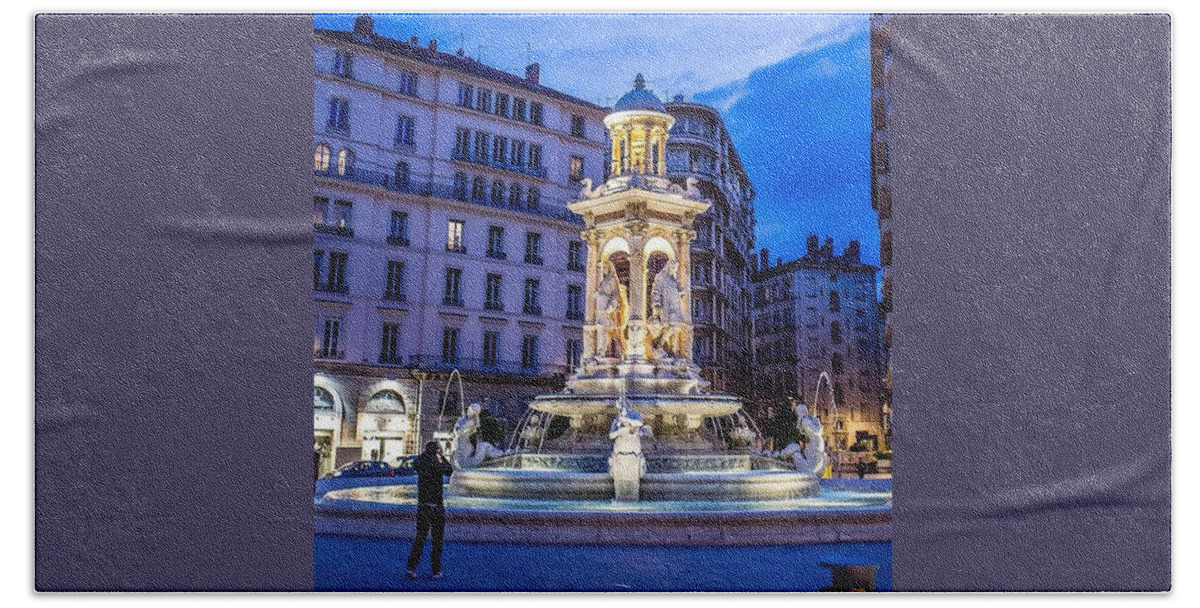 Europe Beach Towel featuring the photograph Lyon, France #3 by Aleck Cartwright