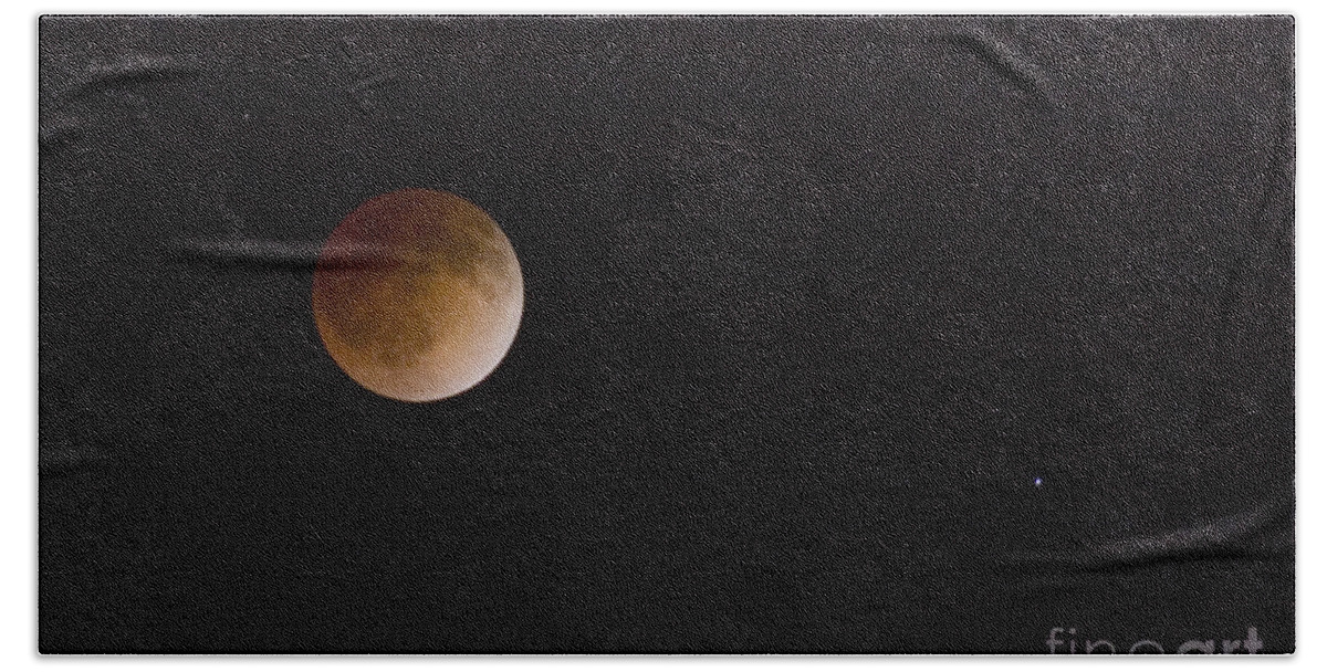 Moon Beach Towel featuring the photograph Blood Moon #4 by Steven Krull
