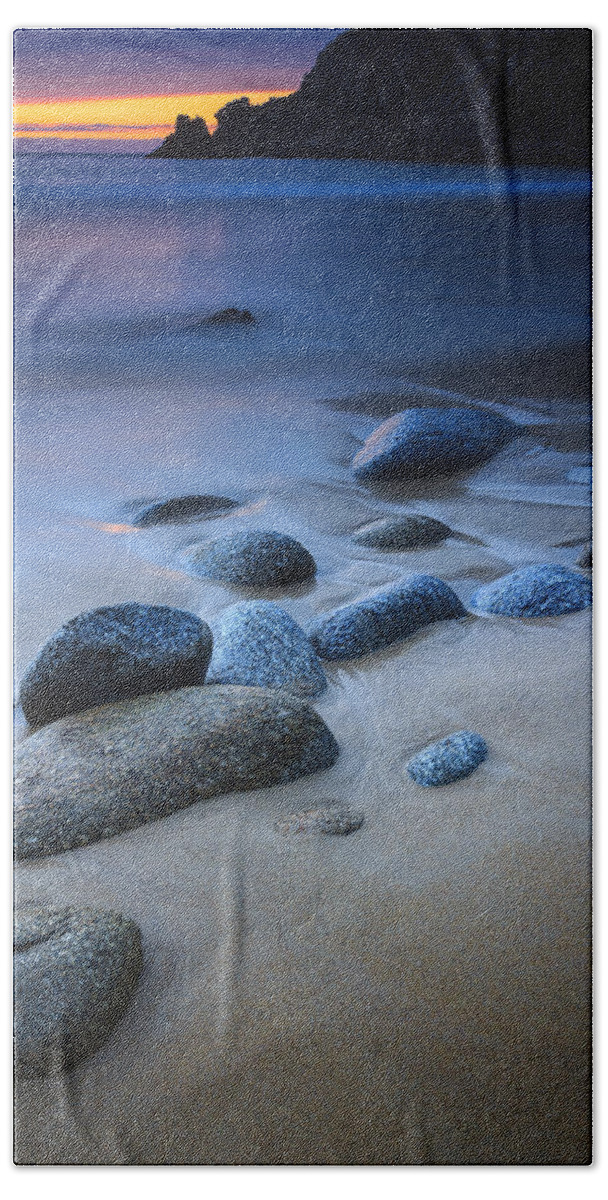 Seascape Beach Sheet featuring the photograph Campelo Beach Galicia Spain #4 by Pablo Avanzini