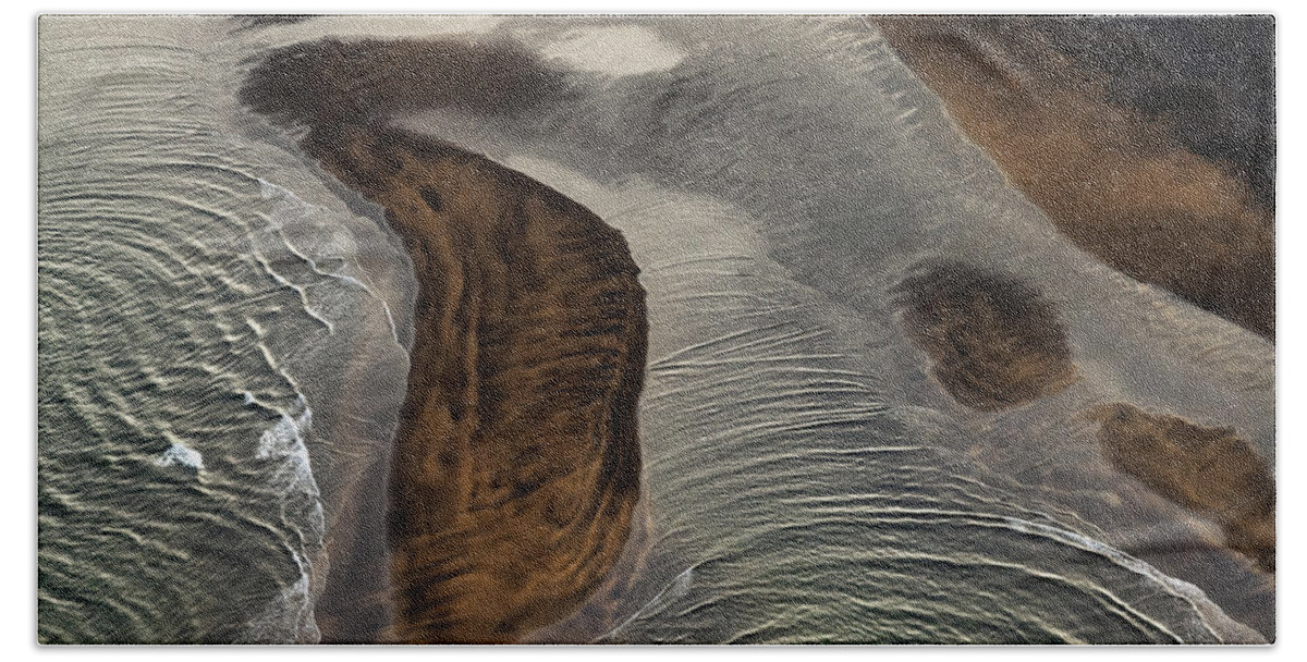 Aerial Photo Beach Towel featuring the photograph Aerial photo #44 by Gunnar Orn Arnason
