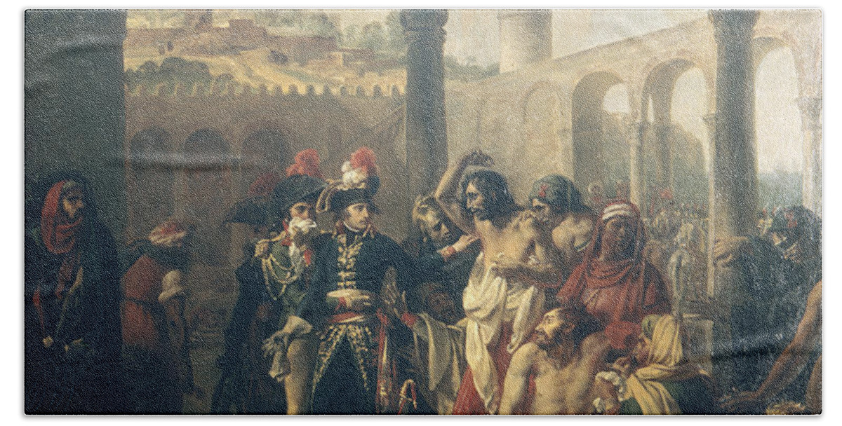 1799 Beach Towel featuring the painting Napoleon I (1769-1821) #47 by Granger