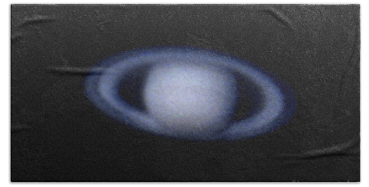 Saturn Beach Towel featuring the photograph Saturn #5 by John Chumack