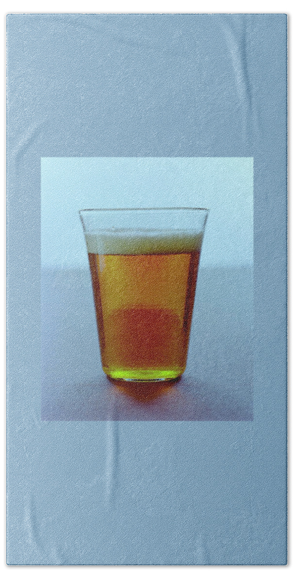 A Glass Of Beer #6 Beach Sheet