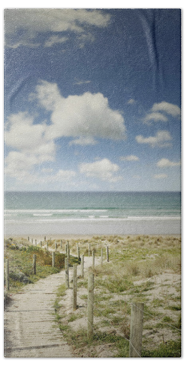 Beach Beach Towel featuring the photograph Beach view #6 by Les Cunliffe