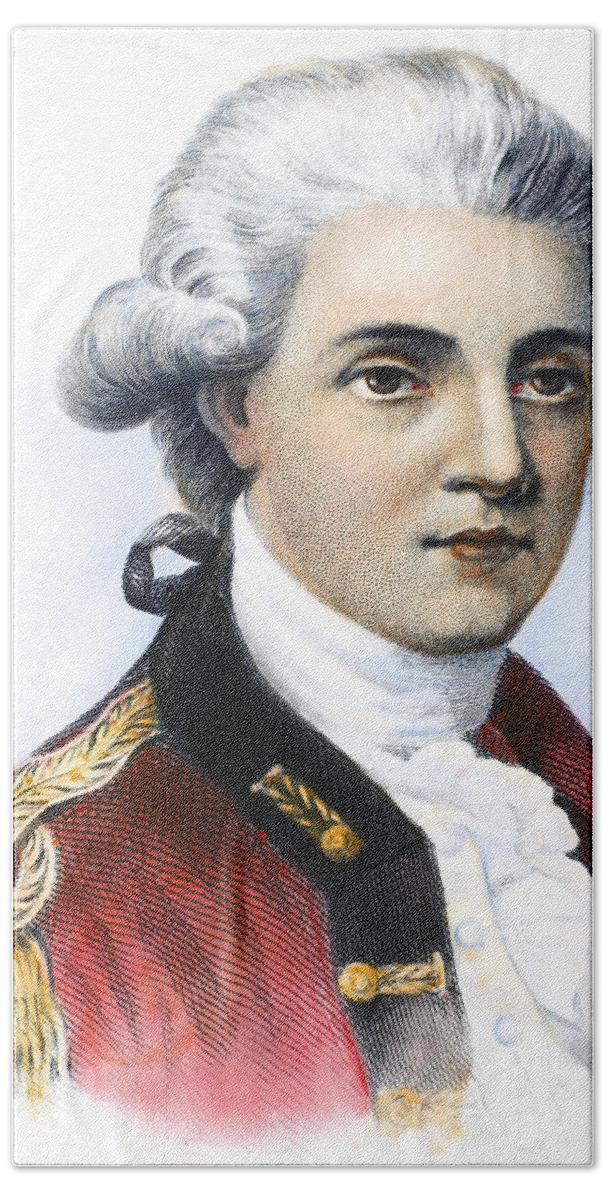 18th Century Beach Towel featuring the photograph John Andre (1751-1780) #6 by Granger