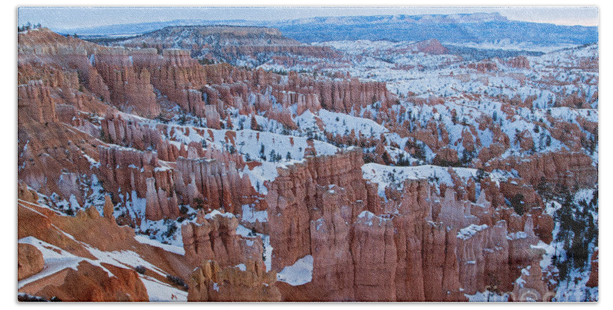 Bryce Canyon Beach Towel featuring the photograph Sunset Point Bryce Canyon National Park by Fred Stearns