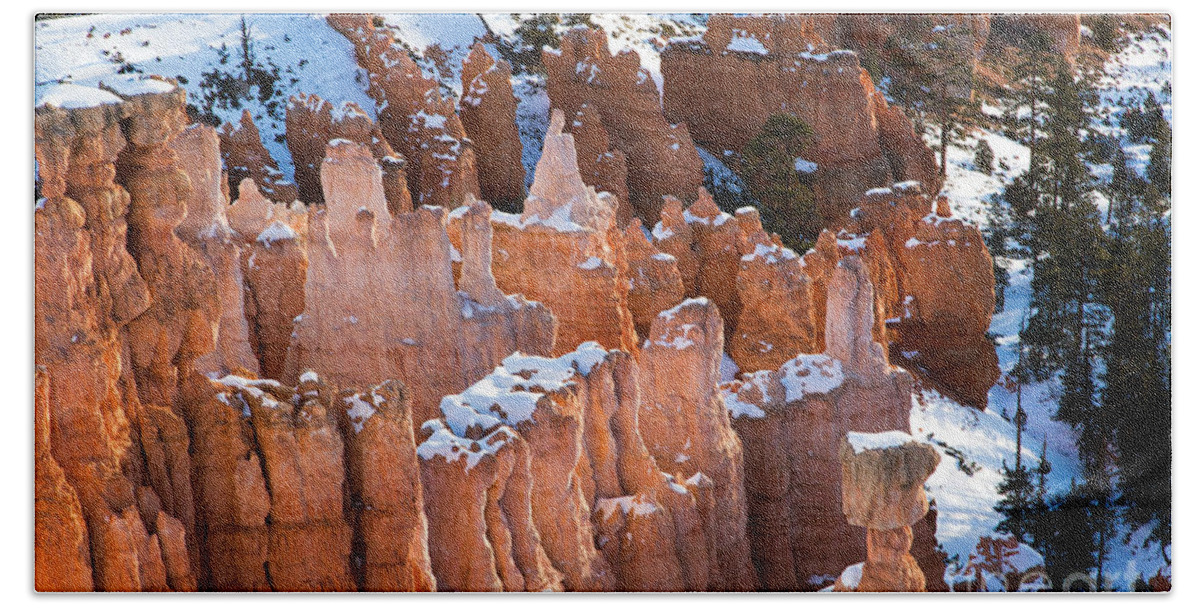 Bryce Canyon Beach Sheet featuring the photograph Sunset Point Bryce Canyon National Park #7 by Fred Stearns