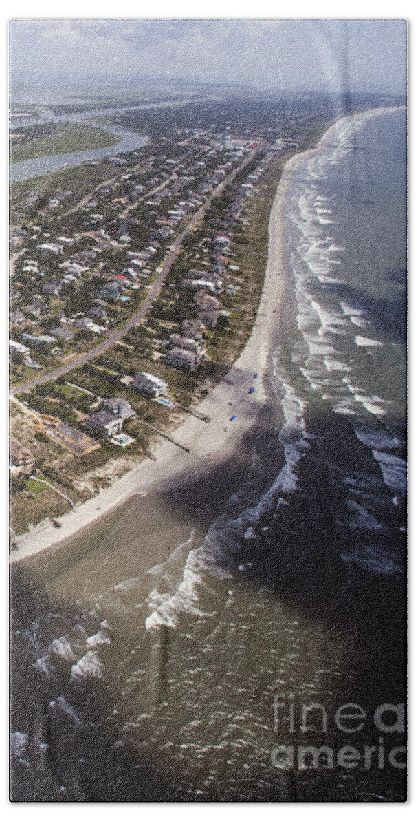 Isle Of Palms Marina Beach Towel featuring the photograph Isle of Palms Waterfront Real Estate #9 by David Oppenheimer