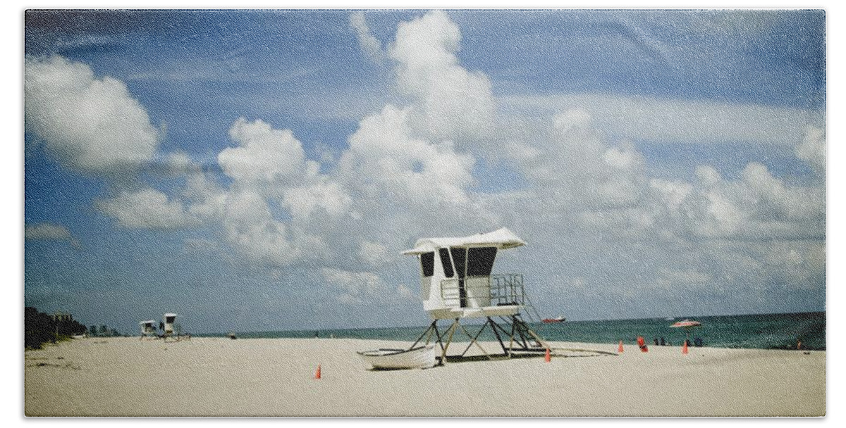 Nina Prommer Beach Towel featuring the photograph A Fine Day At The Beach by Nina Prommer