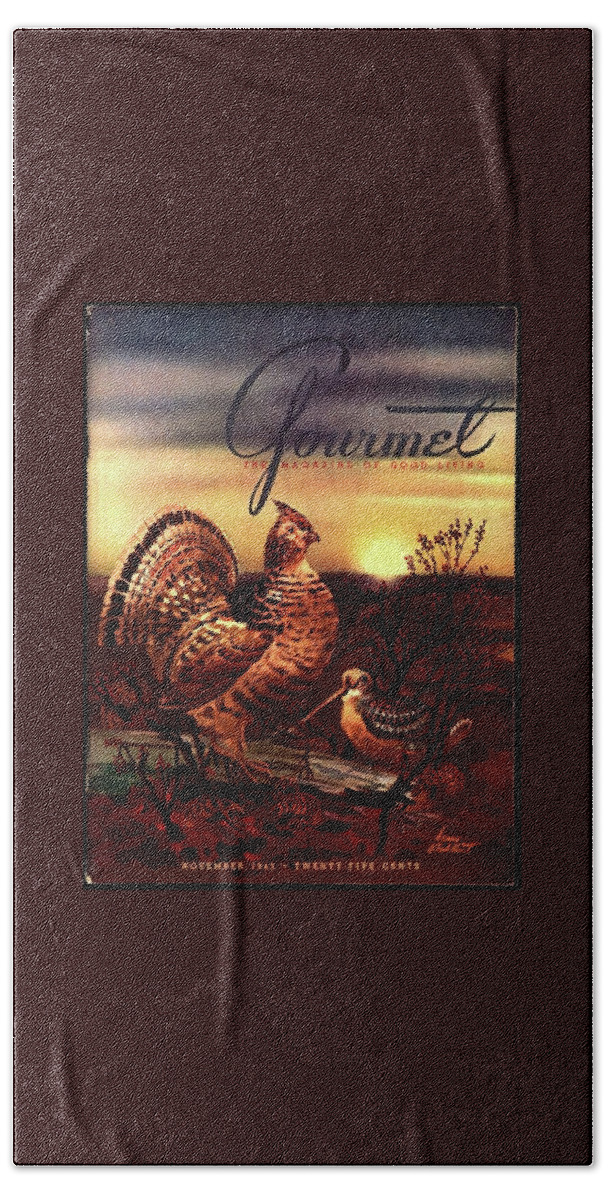 A Gourmet Cover Of A Turkey Beach Towel