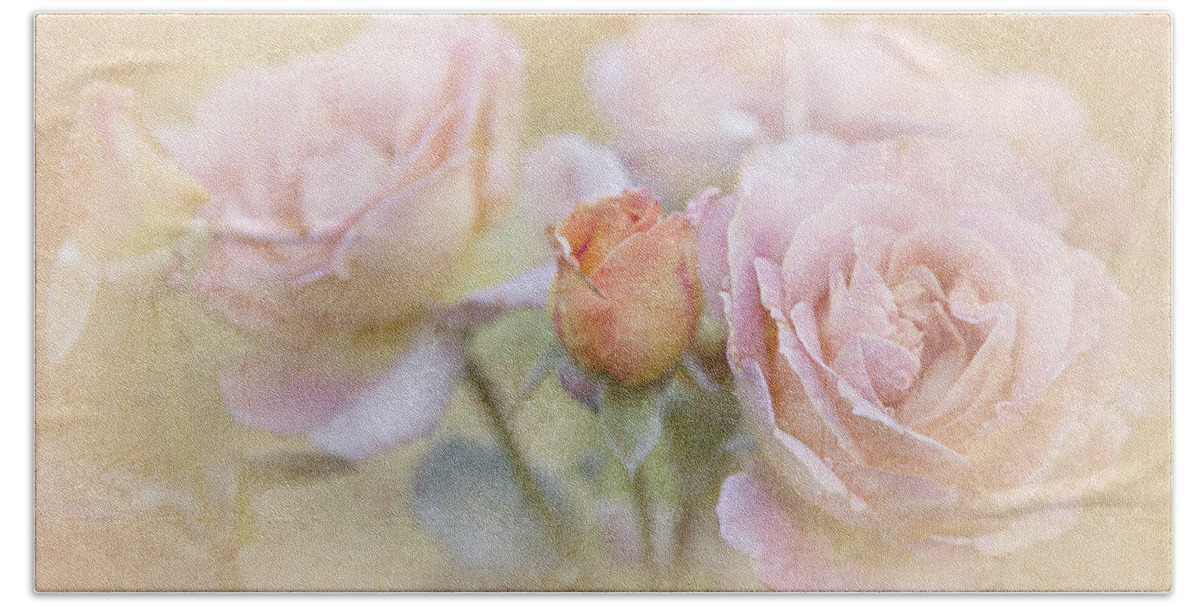 Blossoms Beach Towel featuring the photograph A Rose By Any Other Name by Theresa Tahara