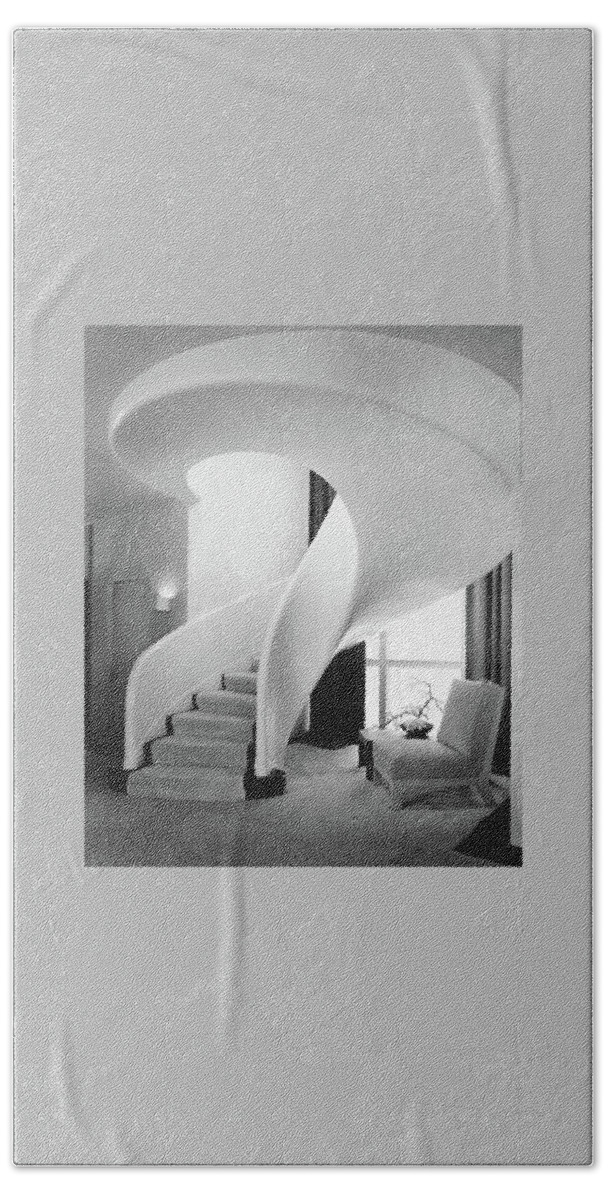 A Spiral Staircase Beach Sheet