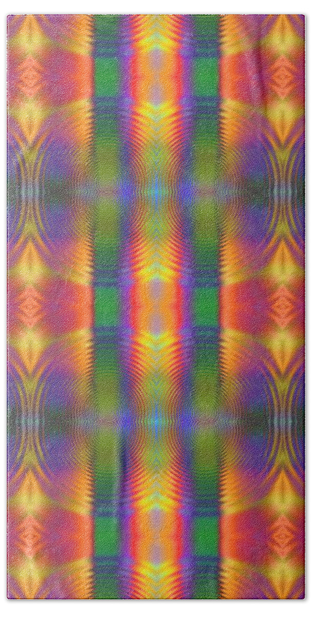 Abstract Beach Towel featuring the digital art Abstract for Today by Lyle Hatch