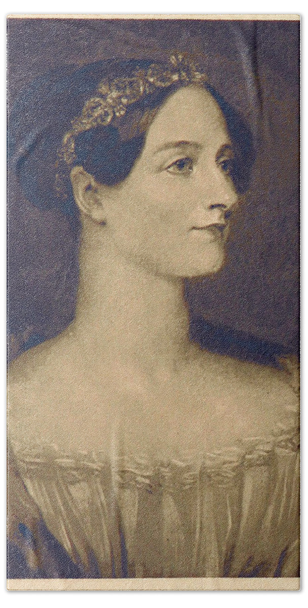 Science Beach Towel featuring the photograph Ada Lovelace, English Mathematician by British Library