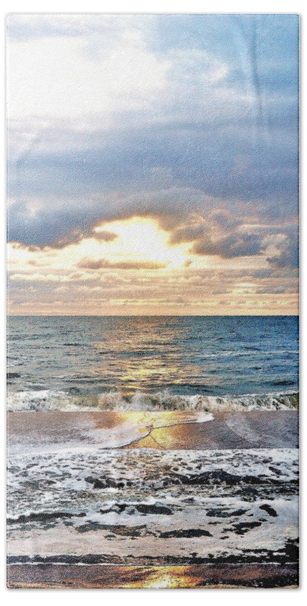 Sunrise Beach Towel featuring the photograph After the Storm 3 by Kim Bemis
