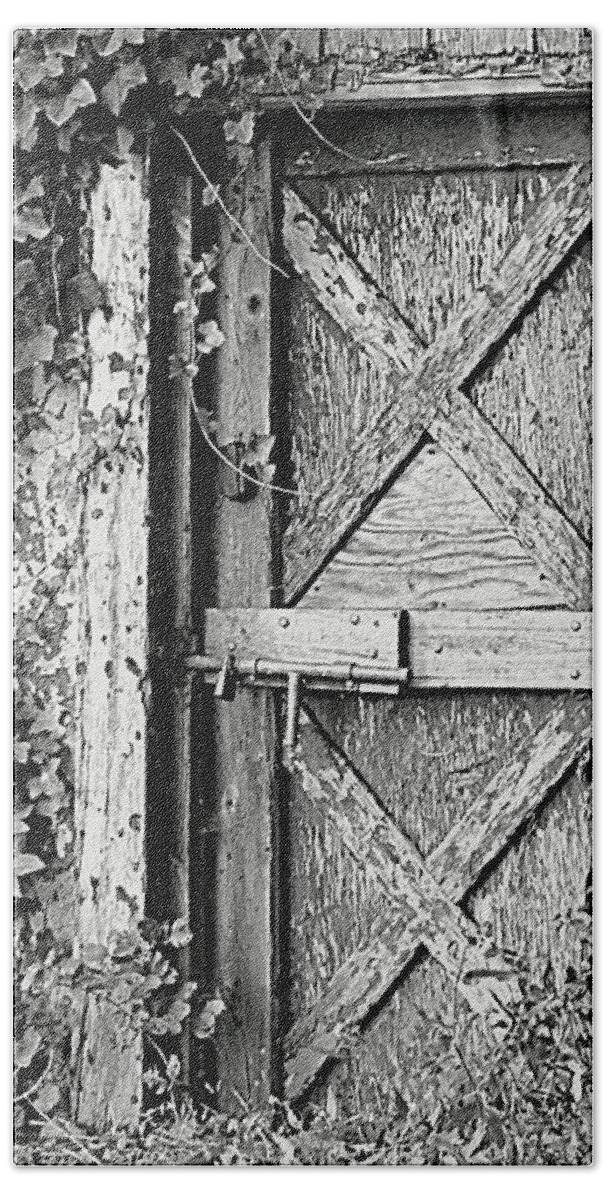 Door Beach Sheet featuring the photograph Abandoned and Alone by Lori Lafargue