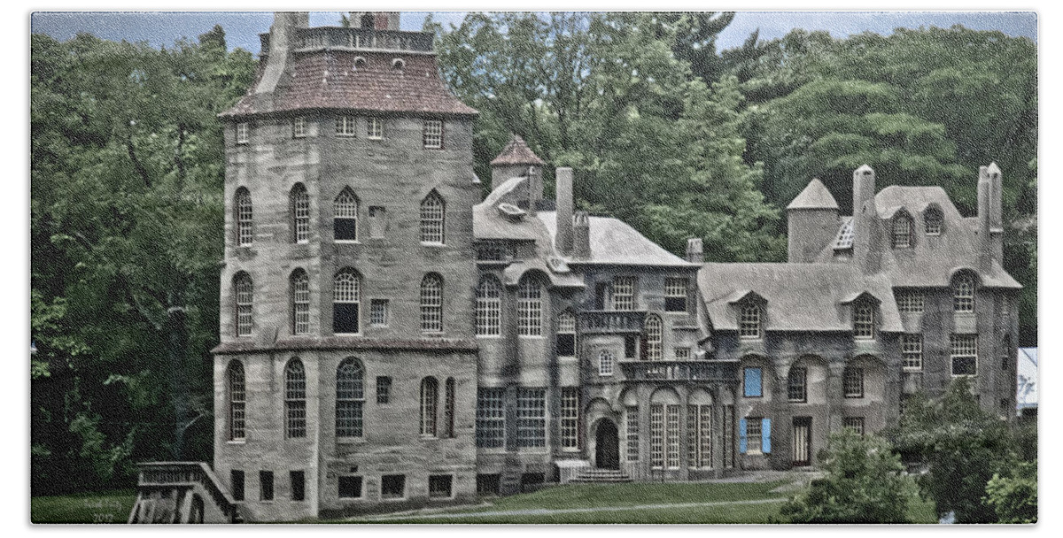 Fonthill Castle Beach Sheet featuring the photograph Amazing Fonthill Castle by Trish Tritz