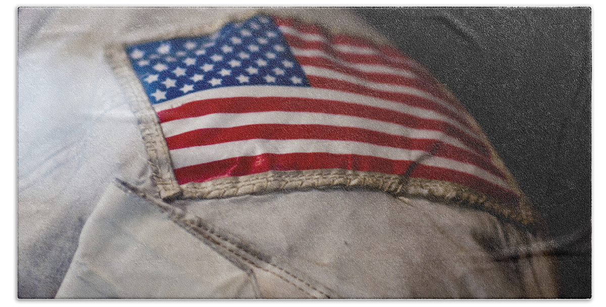 American Beach Towel featuring the photograph American Astronaut by Christi Kraft