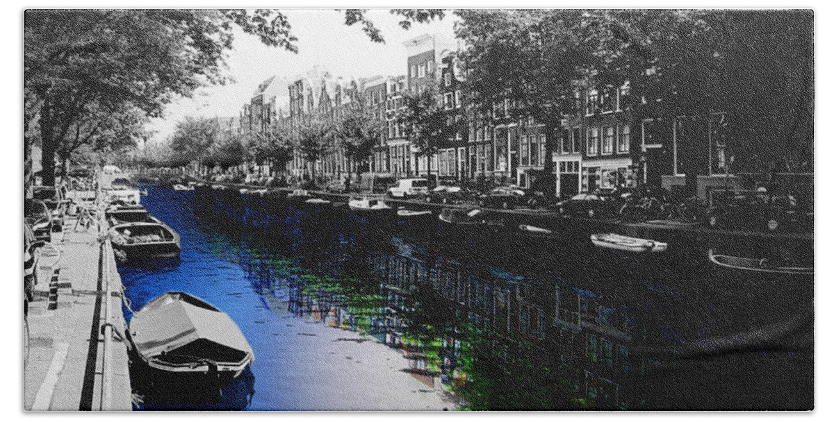 Amsterdam Beach Towel featuring the photograph Amsterdam Colorsplash by Nicklas Gustafsson