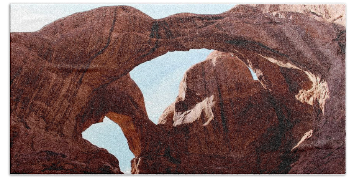 Arches Beach Sheet featuring the photograph Arches National Park by Suzanne Lorenz