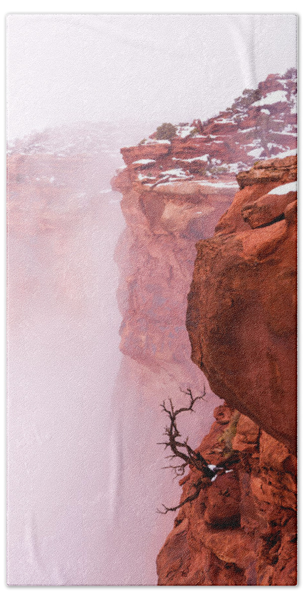 Canyonlands Beach Sheet featuring the photograph Atop Canyonlands by Chad Dutson