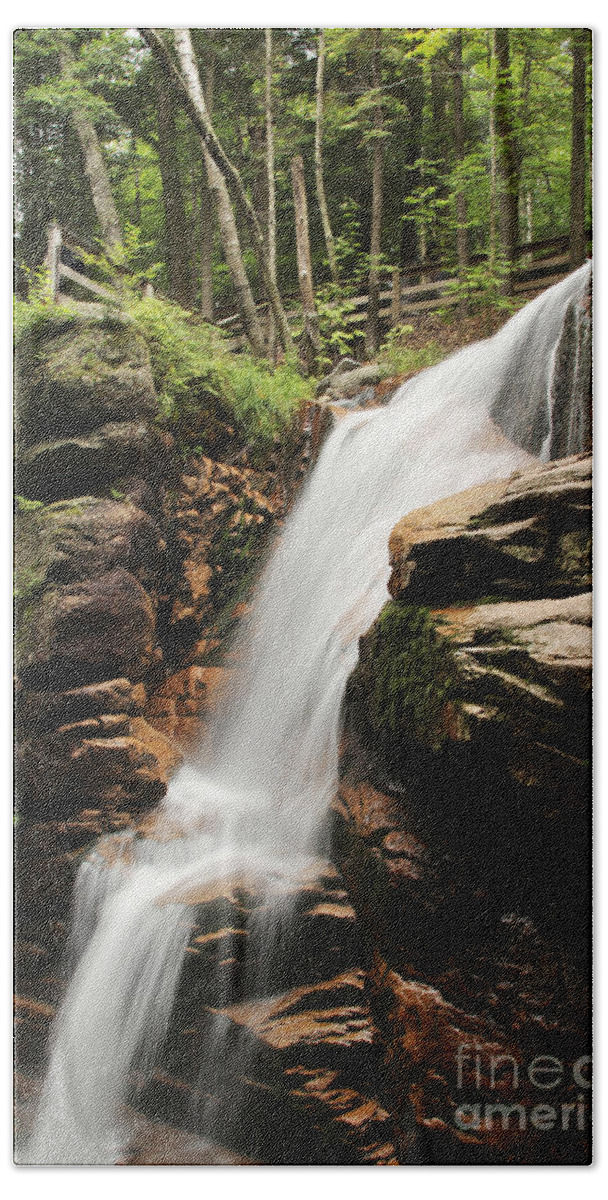 Avalanche Falls Beach Towel featuring the photograph Avalanche Falls by Jemmy Archer