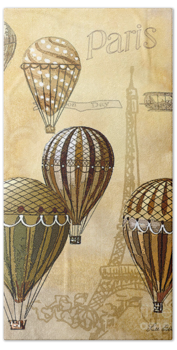 Balloons Beach Sheet featuring the mixed media Balloons by Lee Owenby