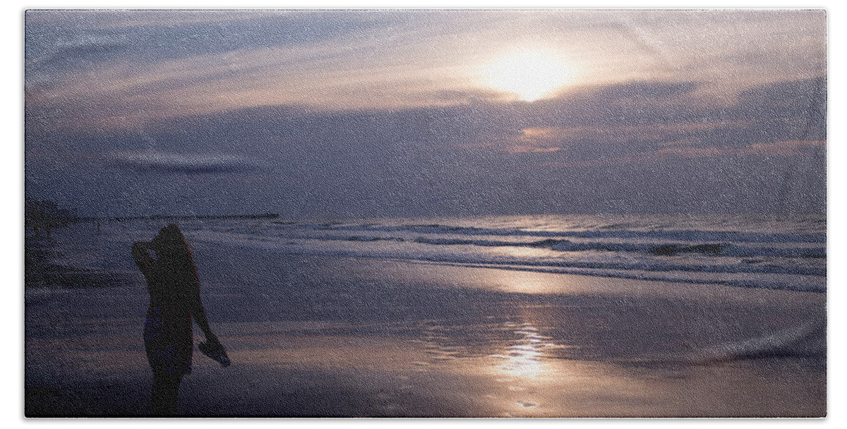 Landscape Beach Towel featuring the photograph Be Still My Soul by Nelson Watkins