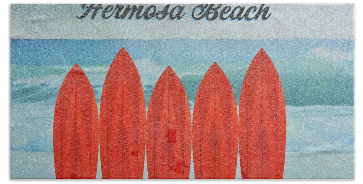 Hermosa Beach Beach Towel featuring the photograph Beach Hospitality by Fraida Gutovich