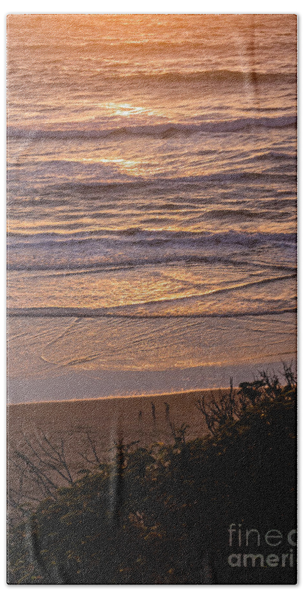 Beach Beach Towel featuring the photograph Beach Sunset by Kate Brown
