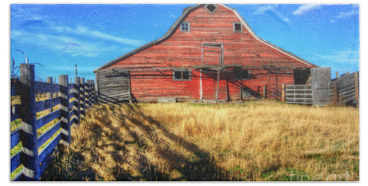 Barn Beach Towel featuring the photograph Beauty Of Barns 8 by Bob Christopher
