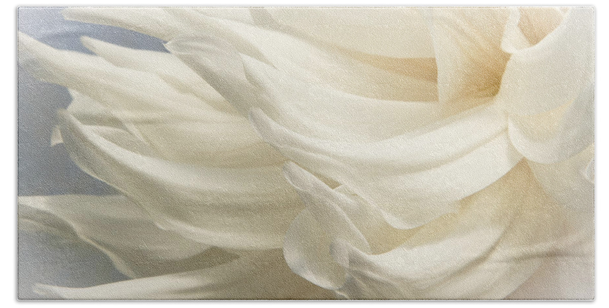 Dahlias Beach Towel featuring the photograph Blowing in the WInd by Marilyn Cornwell