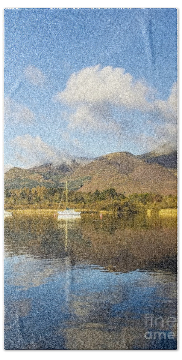 England Beach Towel featuring the photograph Boats On Derwent by Linsey Williams