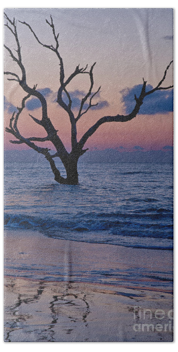 Bull Island Beach Towel featuring the photograph Bull Island Sunrise 2 by Carrie Cranwill