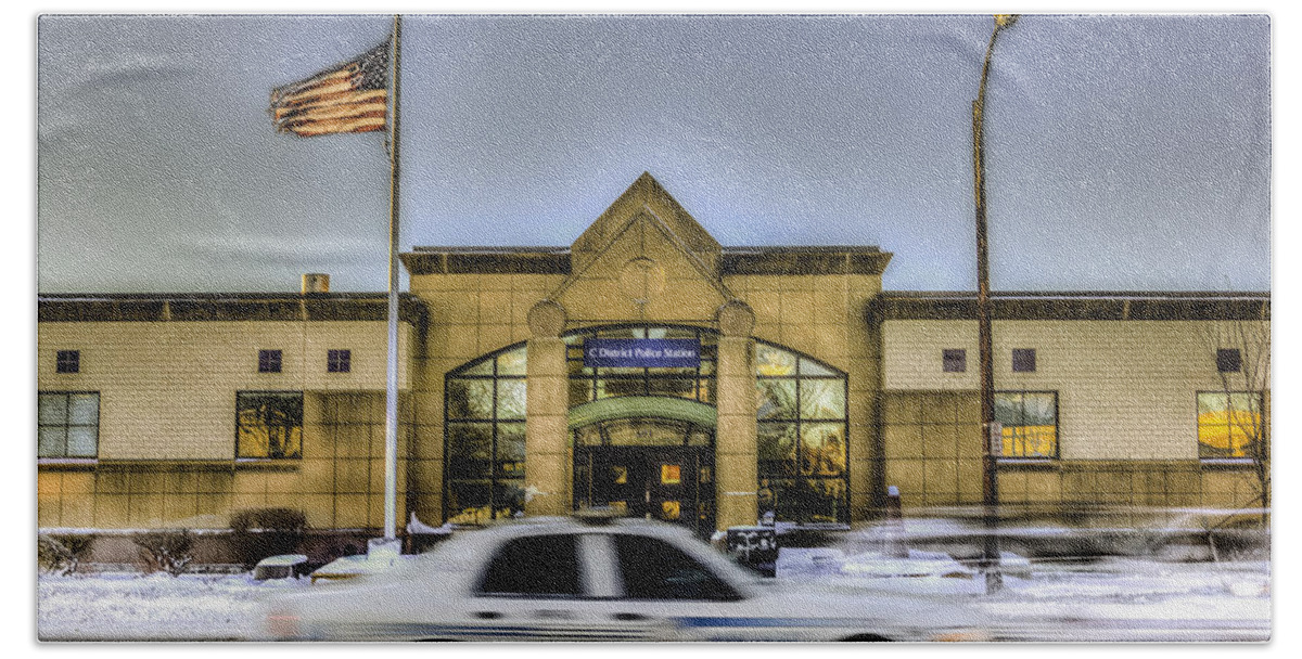 Buffalo Photographs Beach Towel featuring the photograph C District by John Angelo Lattanzio