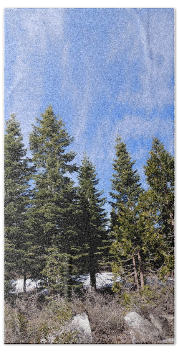 Landscape Beach Towel featuring the photograph Ca I-80 3346 by Andrew Chambers