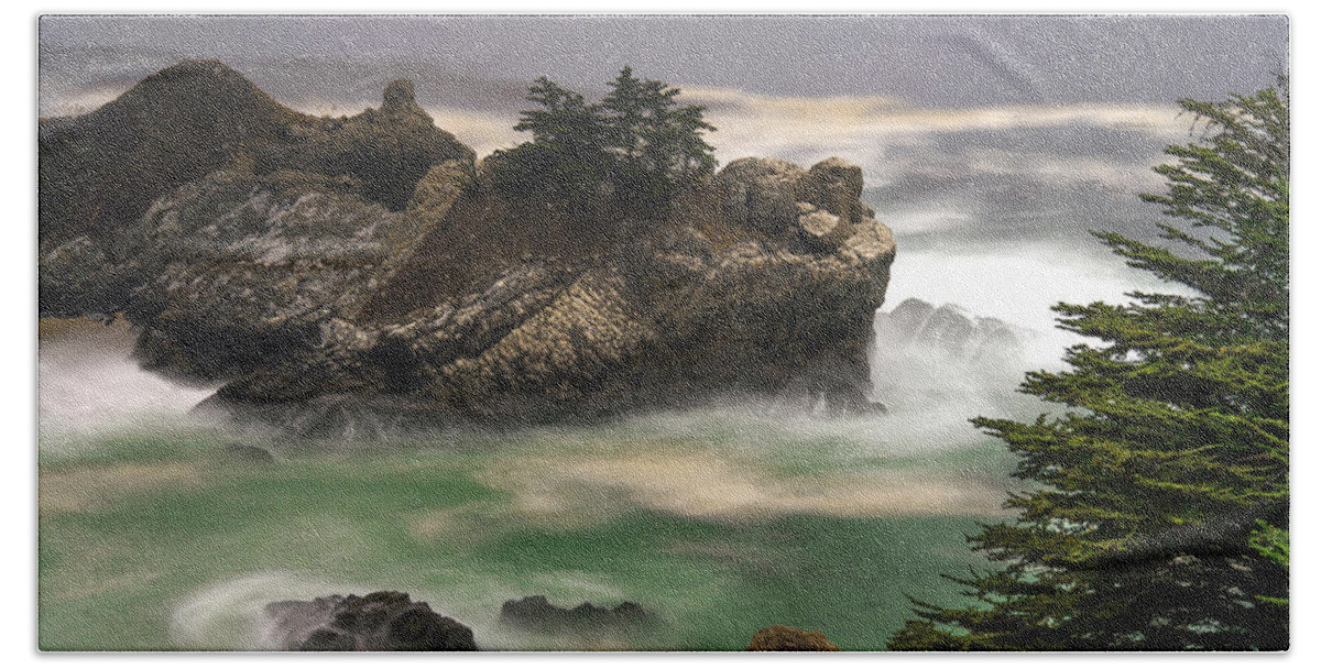California Beach Towel featuring the photograph California Coast by Dustin LeFevre