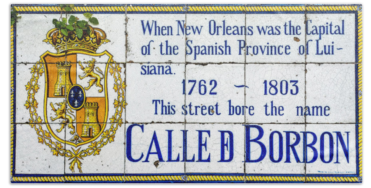 Calle D Borbon Beach Towel featuring the photograph Calle D Borbon by David Morefield