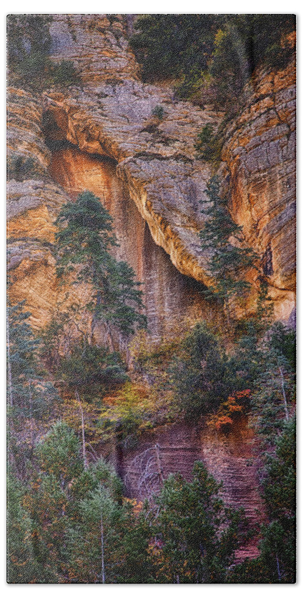 Canyon Beach Sheet featuring the photograph Canyon Light by Priscilla Burgers