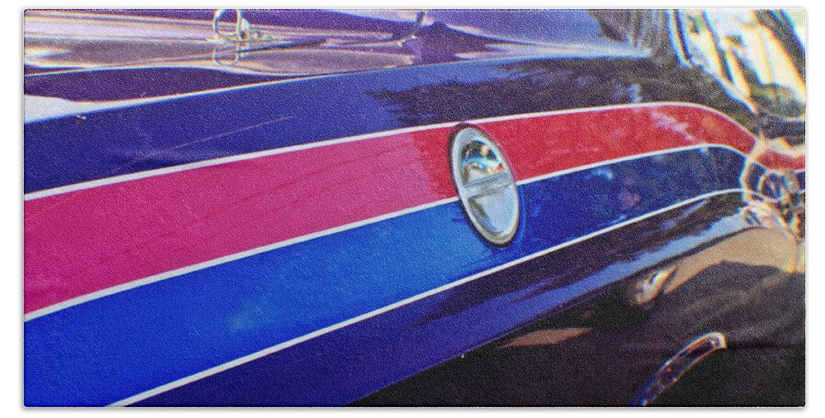 Cars Beach Towel featuring the photograph Car Colors by Karl Rose
