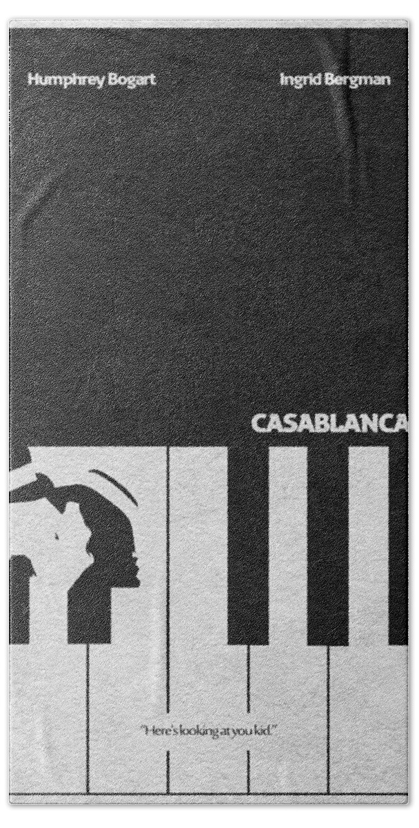 Casablanca Beach Towel featuring the digital art Casablanca by Inspirowl Design