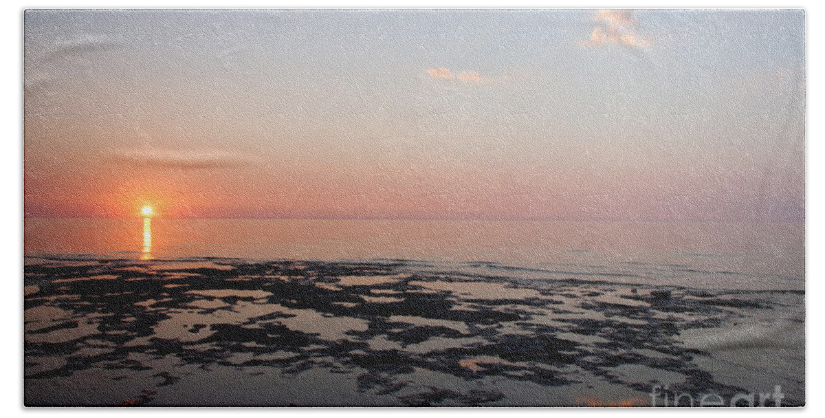 Door County Beach Towel featuring the photograph Cave Point Pools by Paul Schultz
